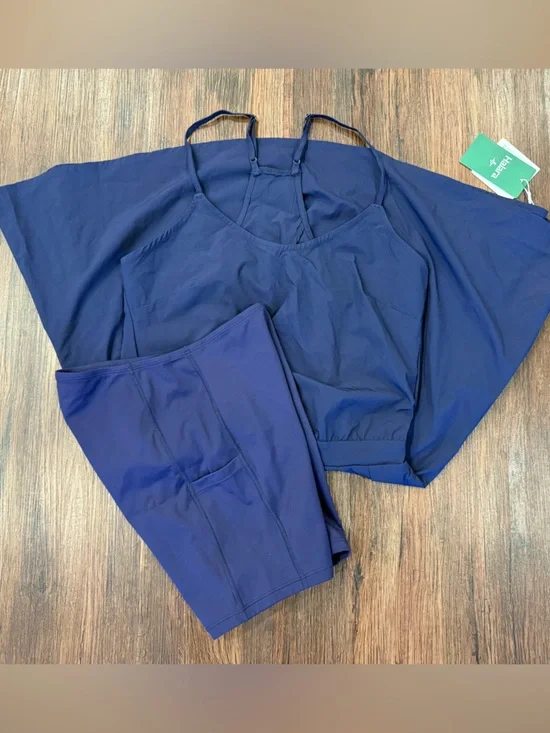 Halara XS Navy Athletic Dress w/Biker Short NWT - Picture 5 of 6